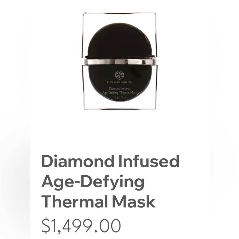Forever Flawless Diamond Infused Age Defying Thermal Mask  ~ 50g/1.76oz NIB